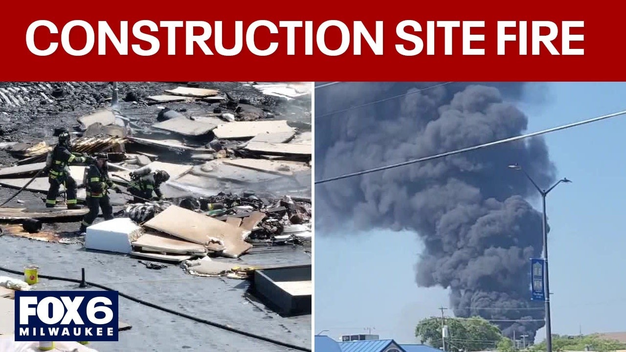 West Allis-West Milwaukee DPW fire, building under construction
