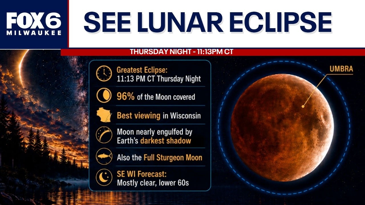 Lunar eclipse: How to watch in Wisconsin