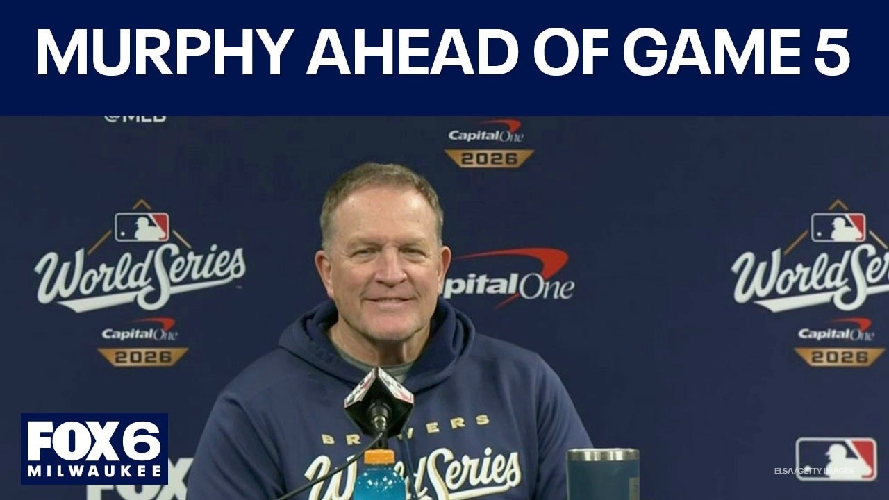 World Series: Brewers Manager Pat Murphy fields questions