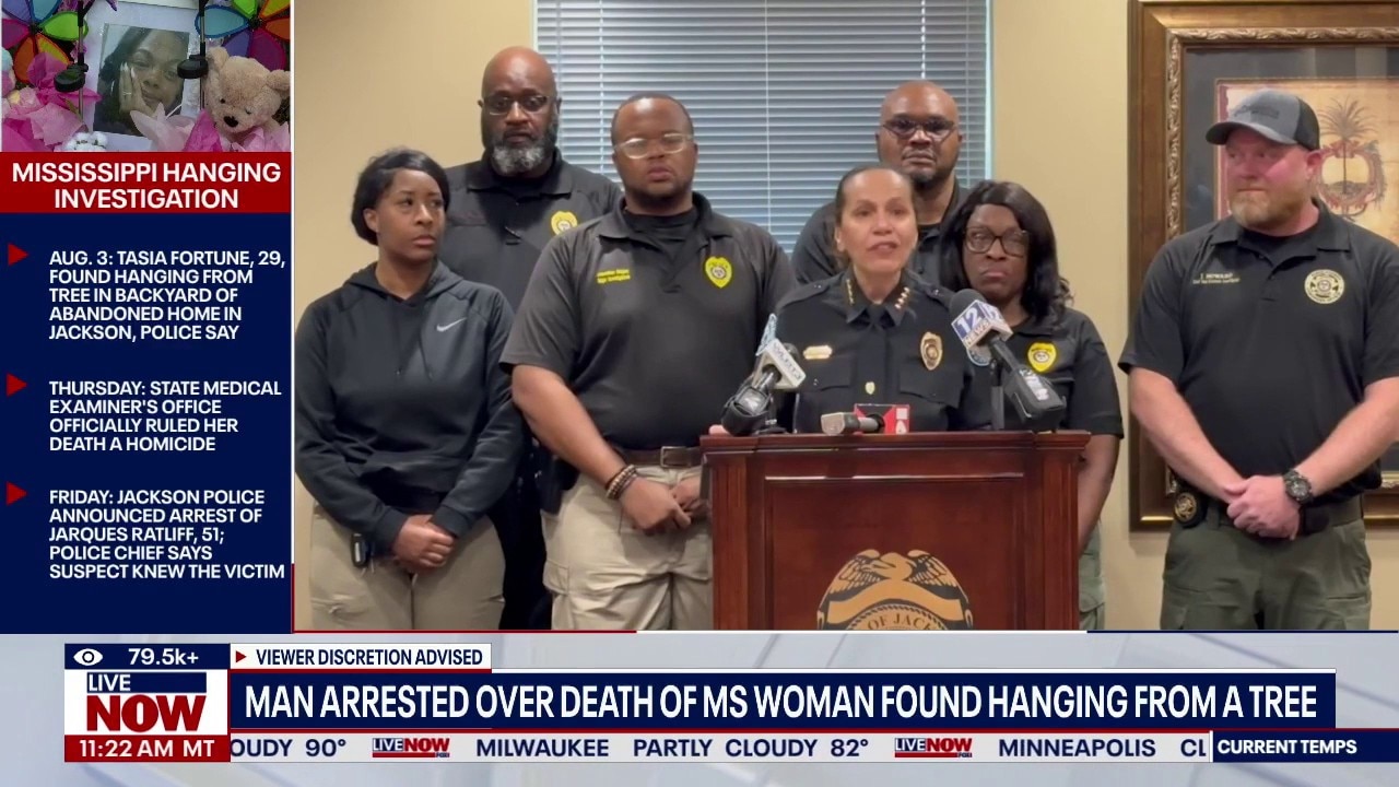 Mississippi woman found hanging from a tree