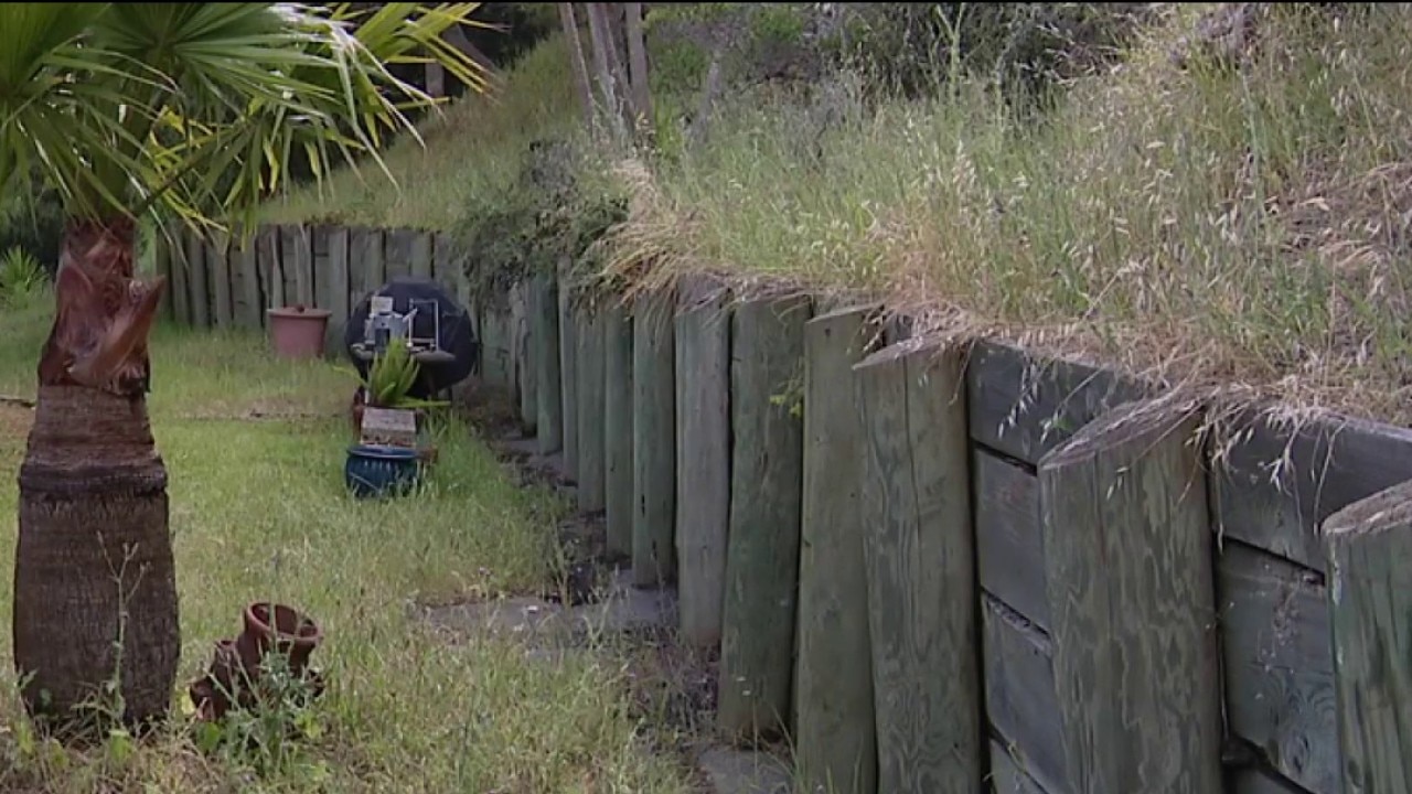 Community threatened by sliding hillside 