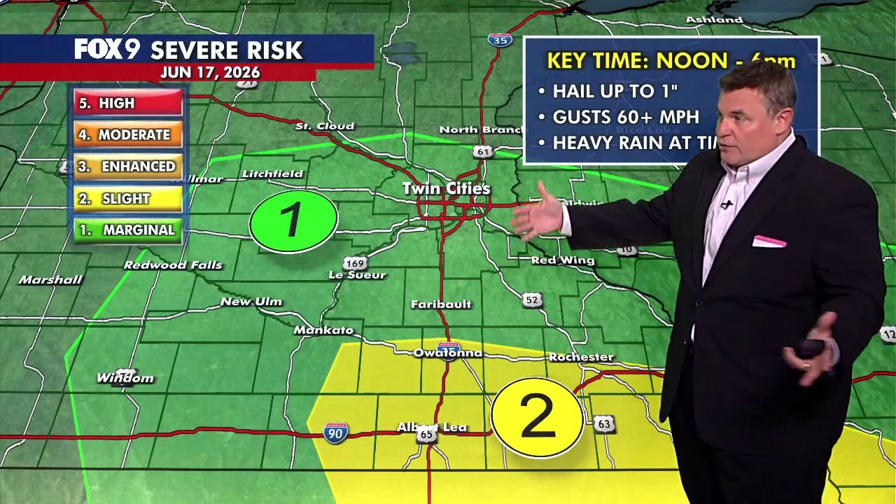 MN weather: Clouds develop into potential storms Wednesday evening