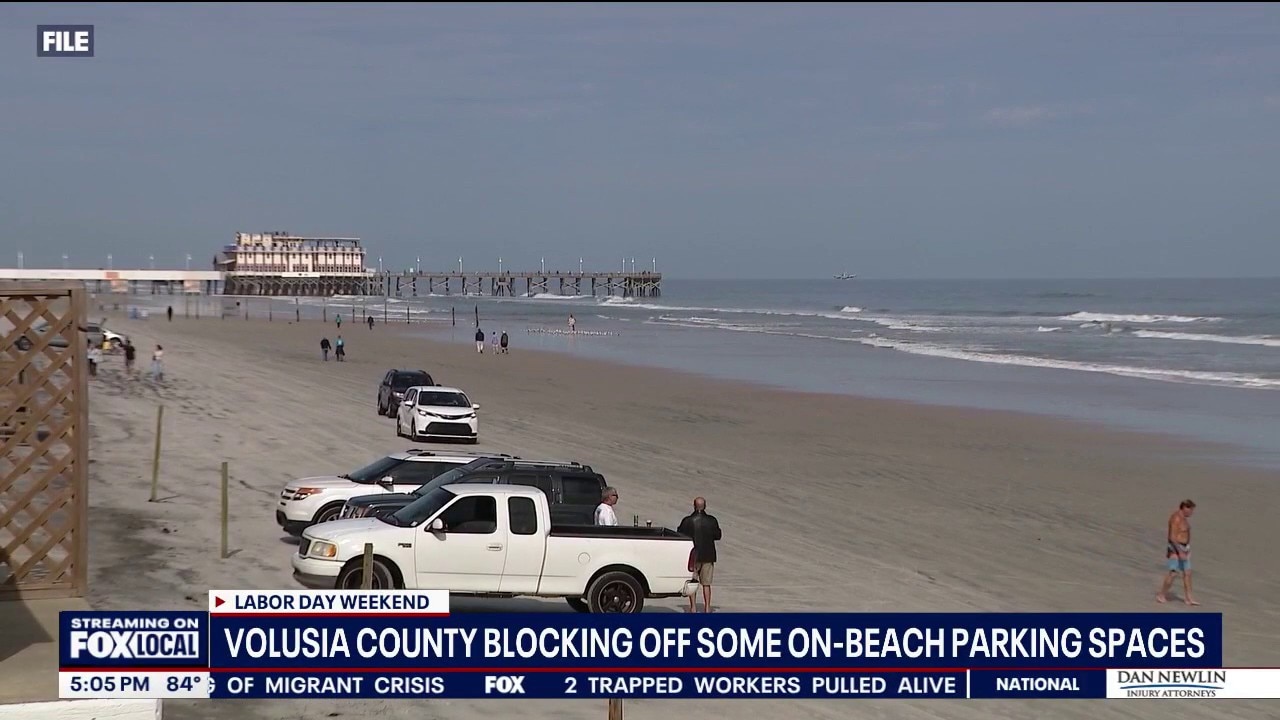 Volusia blocking some beach parking for Labor Day