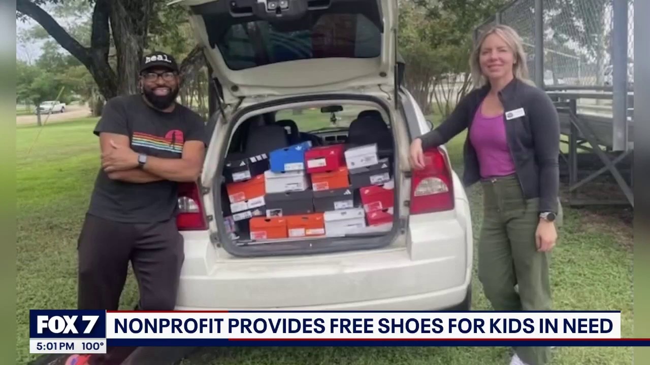 Nonprofit provides free shoes for kids in need