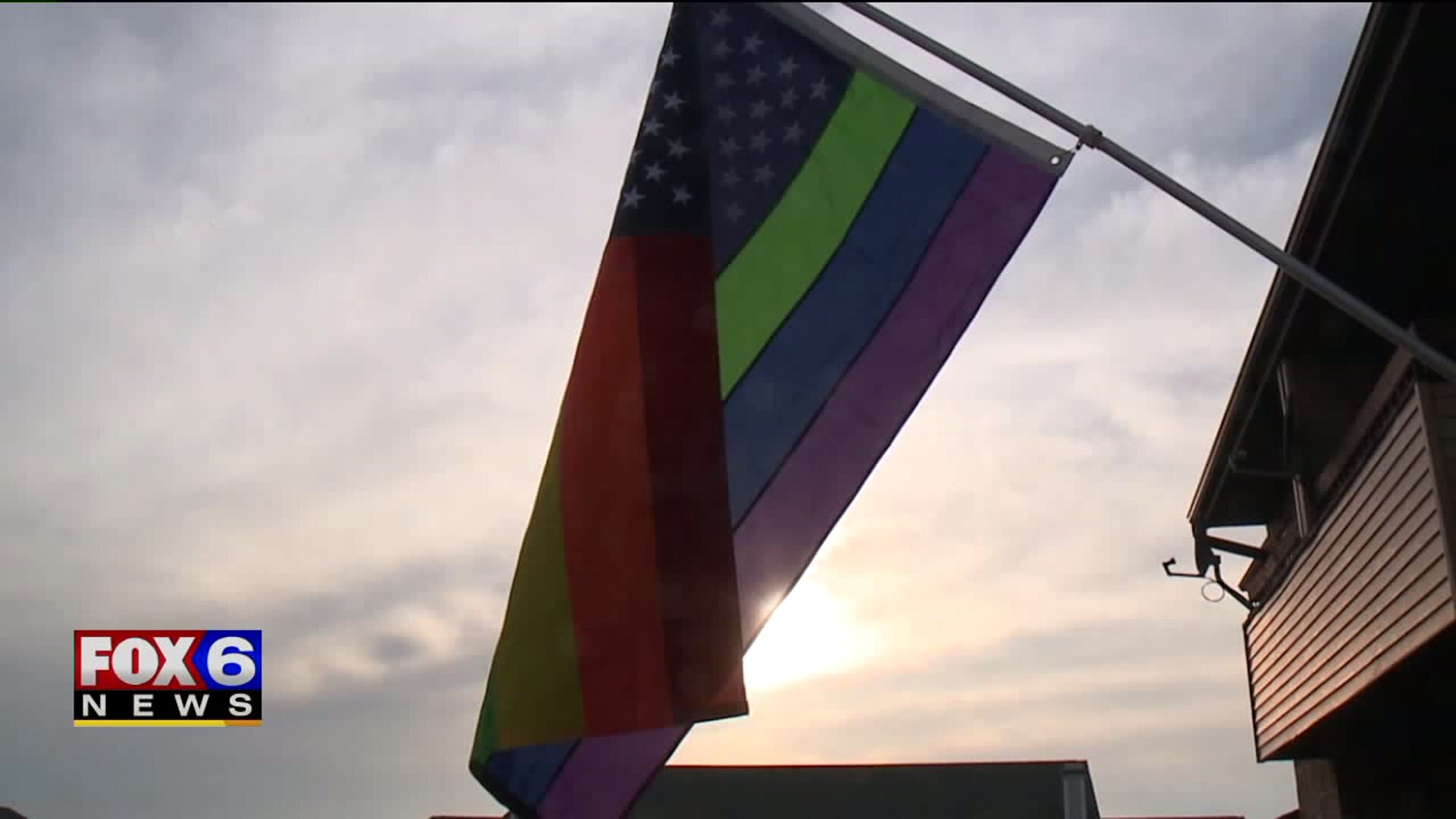 Couple told to take down flag