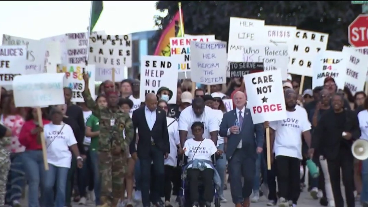 Demonstrators call for answers after fatal police shooting in Mundelein