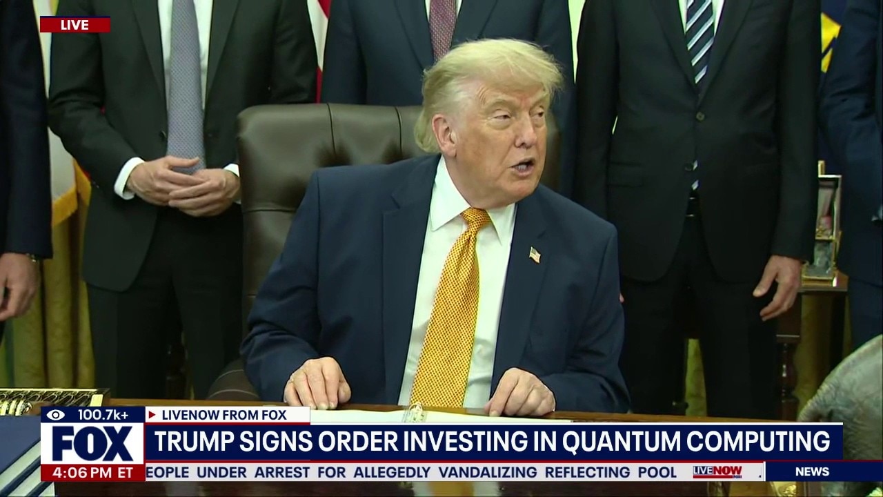 Trump signs order investing in quantum computing