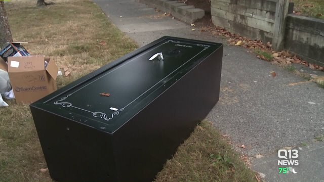 Burglars bust open locked gun safe, ransack Seattle couple`s home