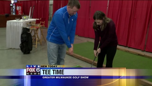Greater Milwaukee Golf Show putting contest