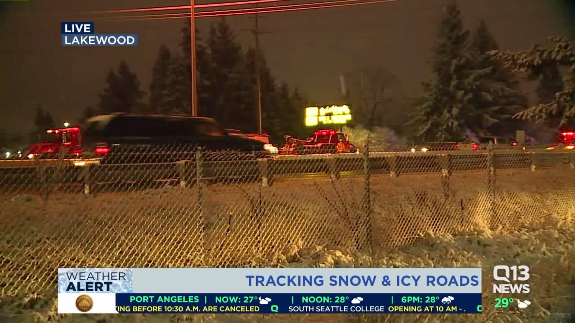 Tracking snow and icy roads