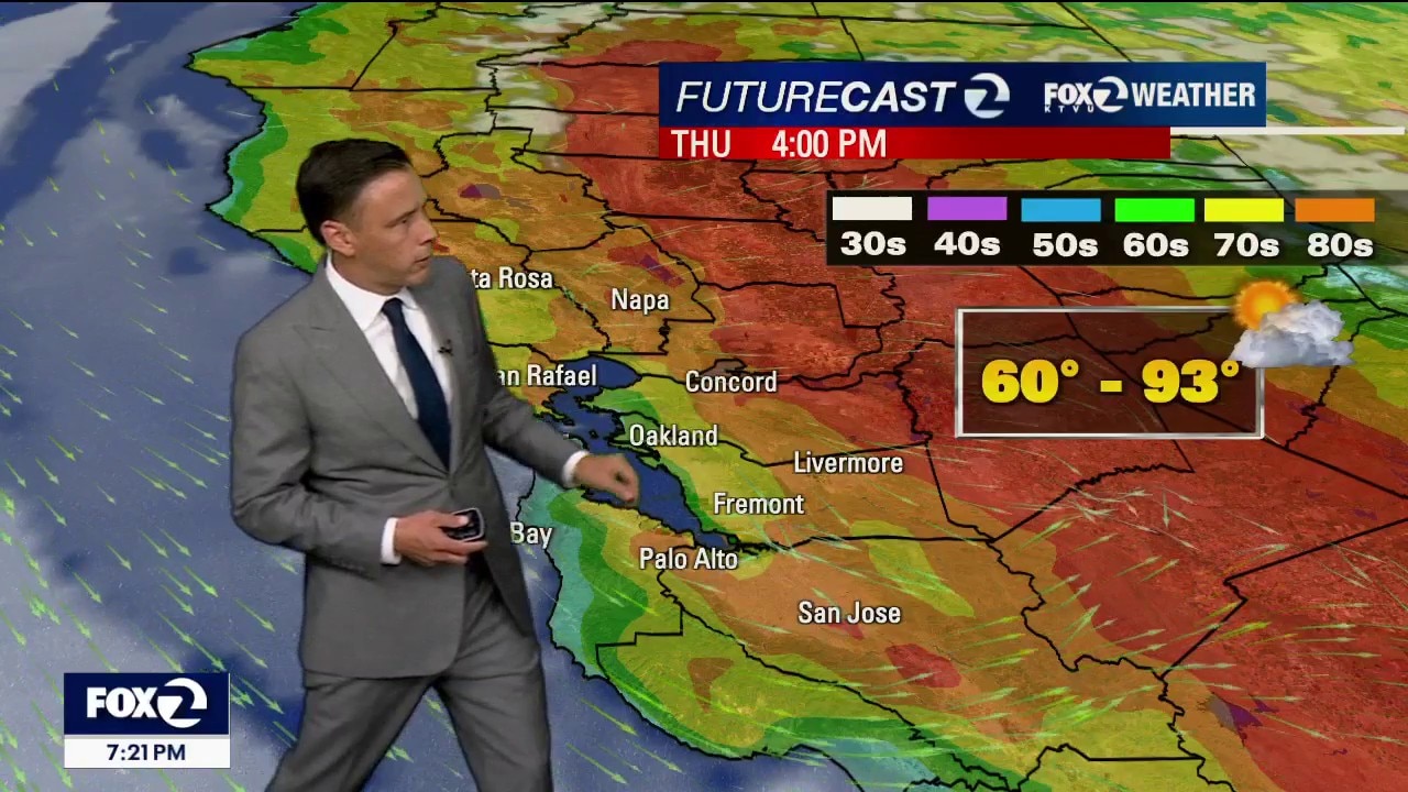 Another hot forecast inland