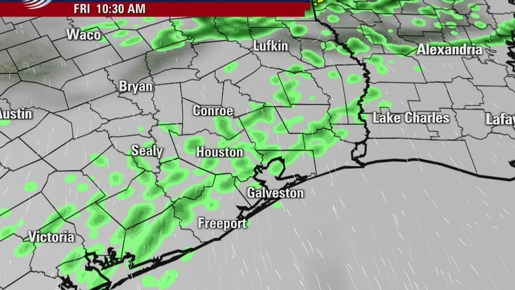 Friday morning weather forecast