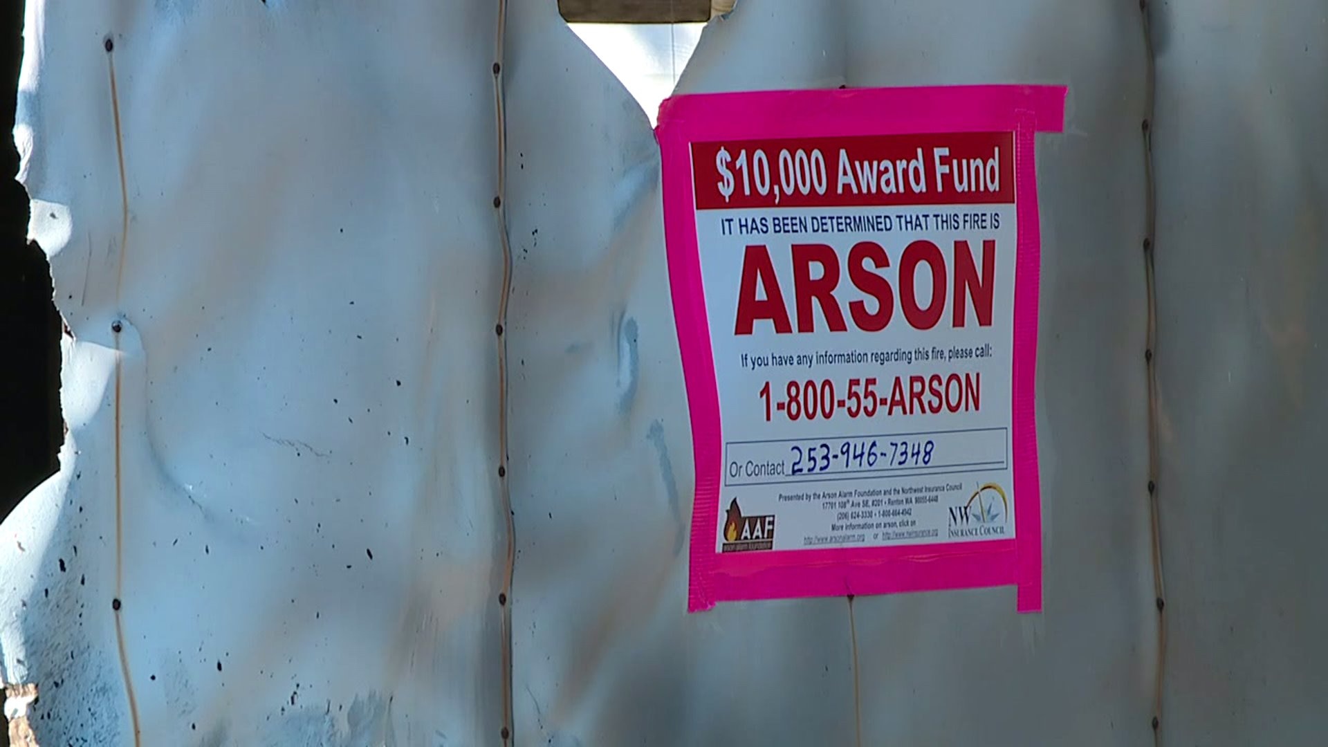 Federal Way Cars Hit by Arson