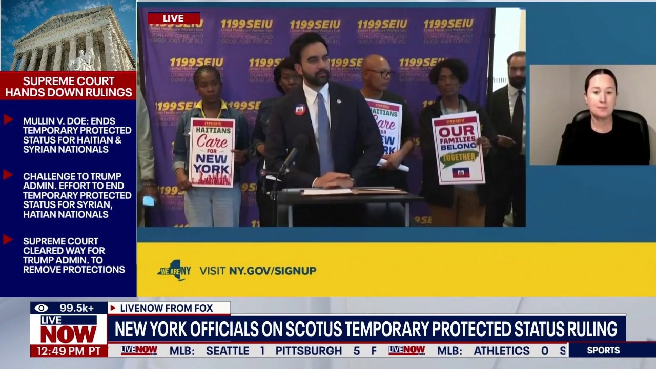 NYC Mayor Mamdani on Supreme Court TPS ruling