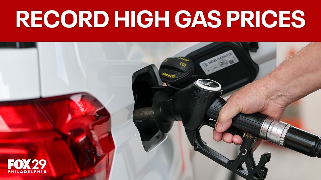 Gas prices reach record high as Iran war continues
