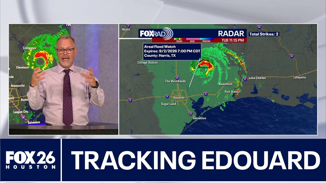 Tropical Depression Edouard: Houston-area Flood Watch remains