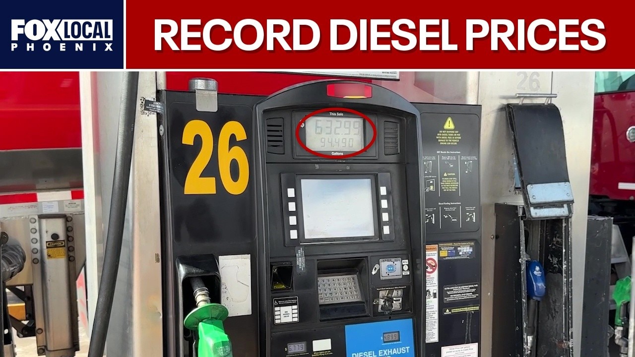 Record diesel prices hammer Arizona truck drivers