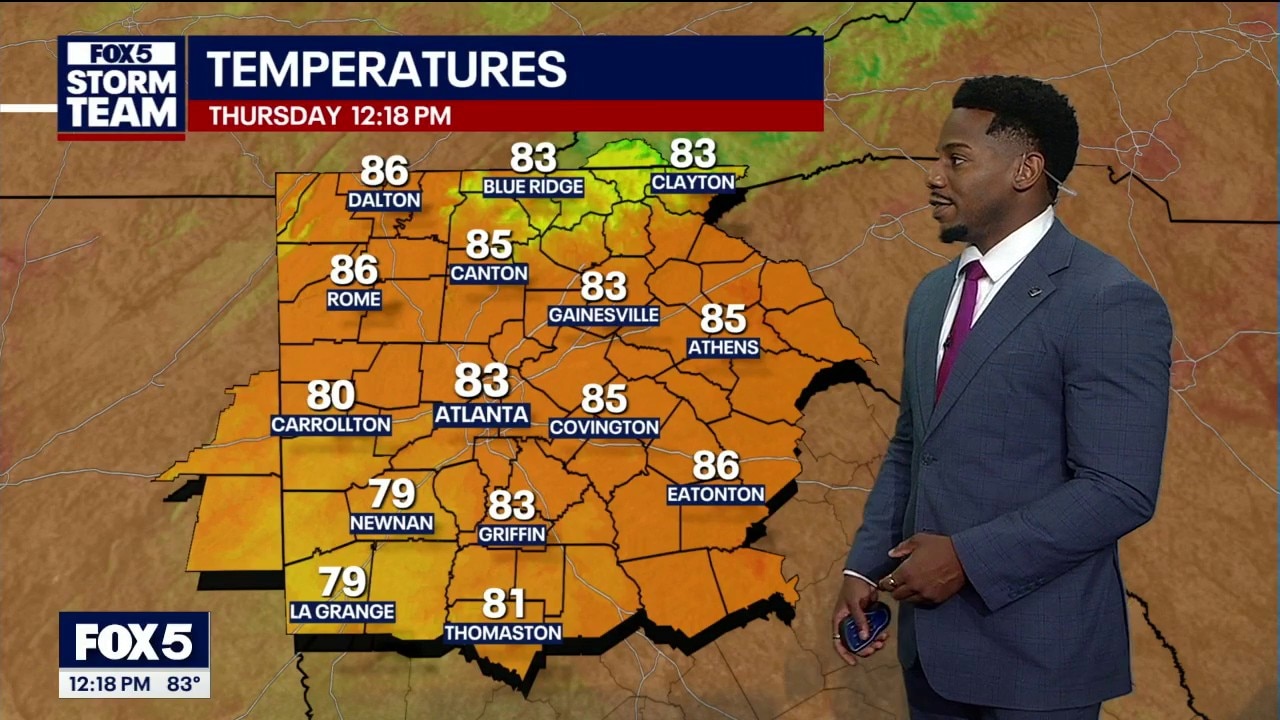 Thursday weather forecast