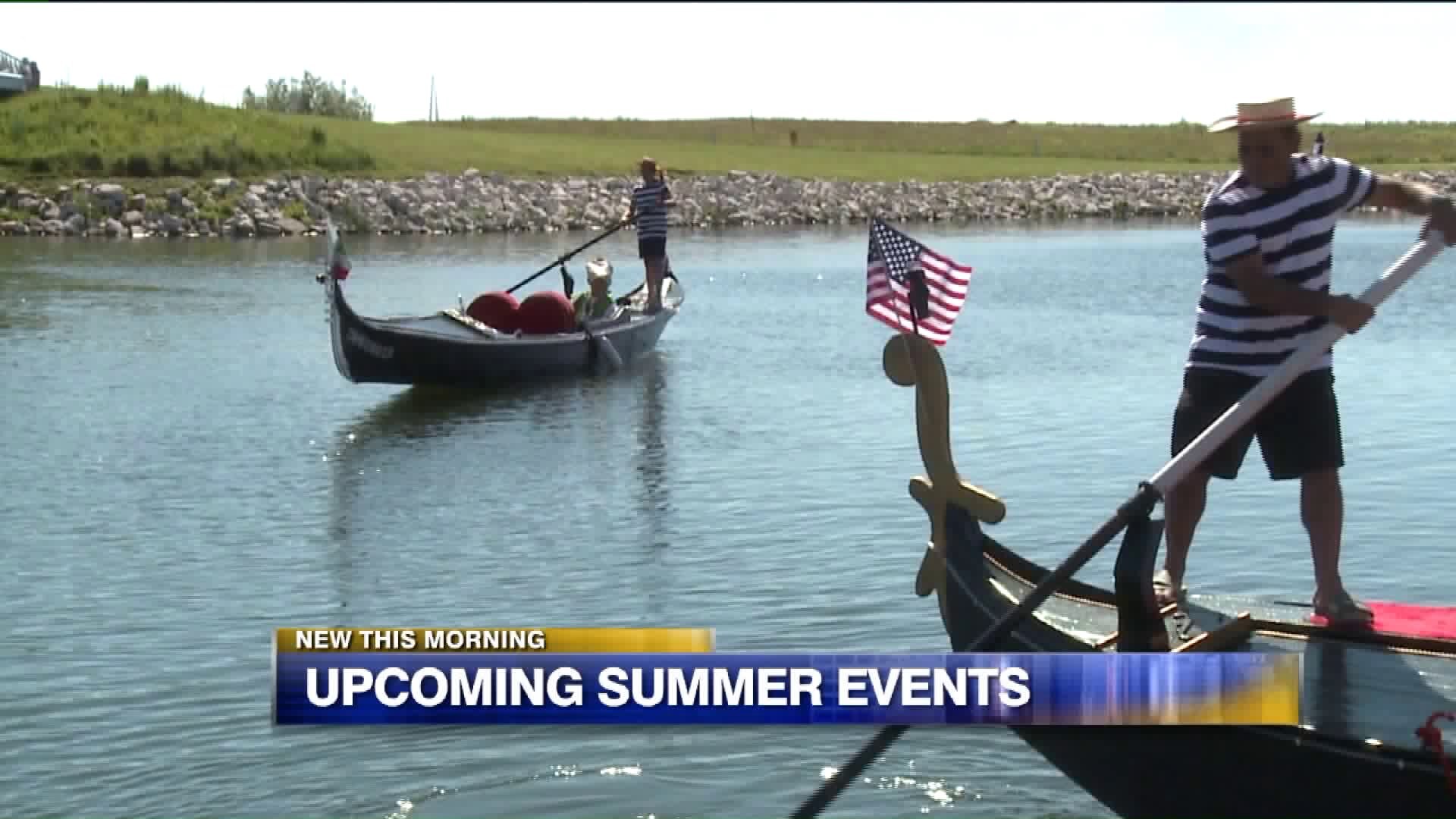 Upcoming summer events