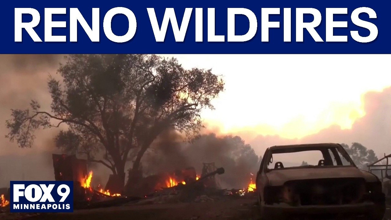 Wildfires raging in Reno, Nevada continue to blaze