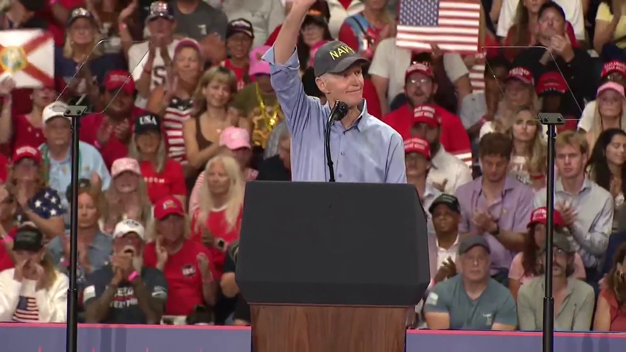Sen. Rick Scott remarks at Daytona Beach rally