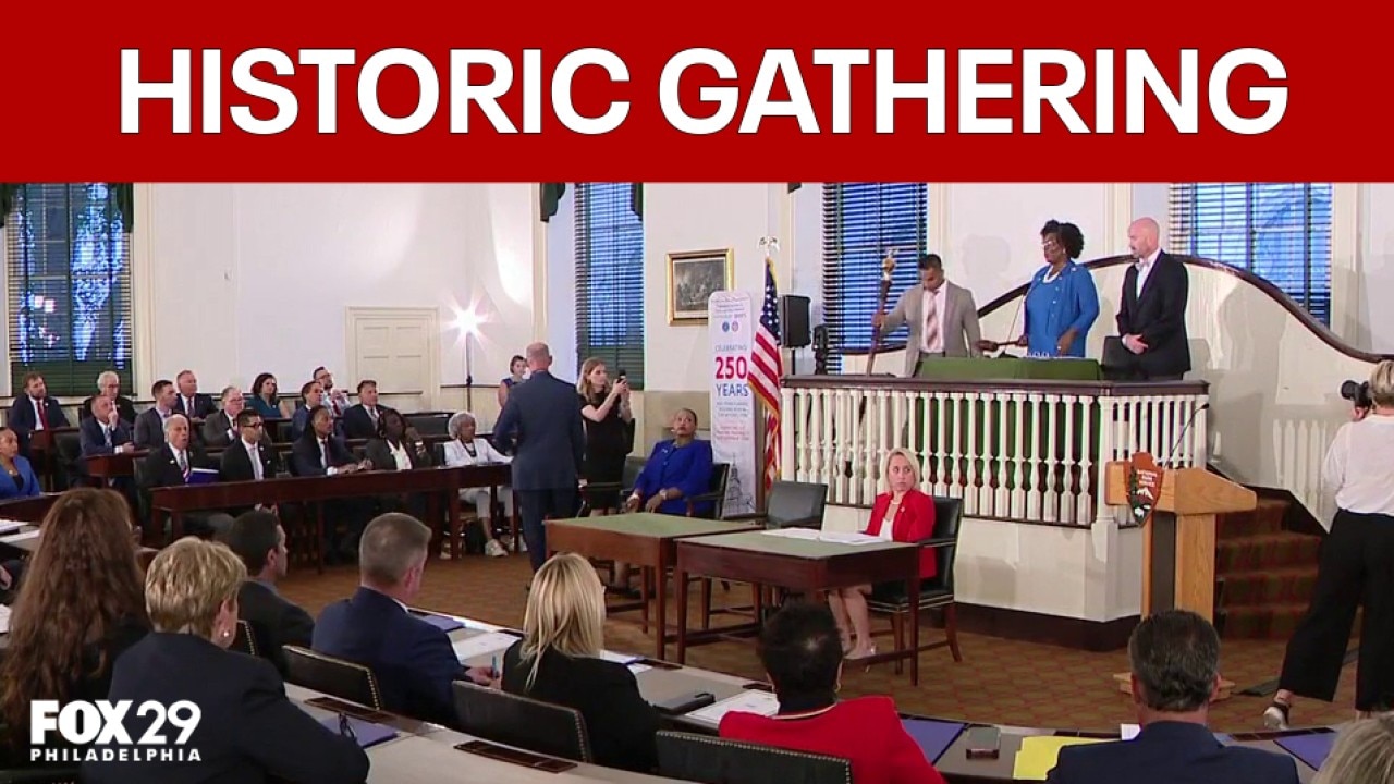 Lawmakers gather at Congress Hall for 250th anniversary