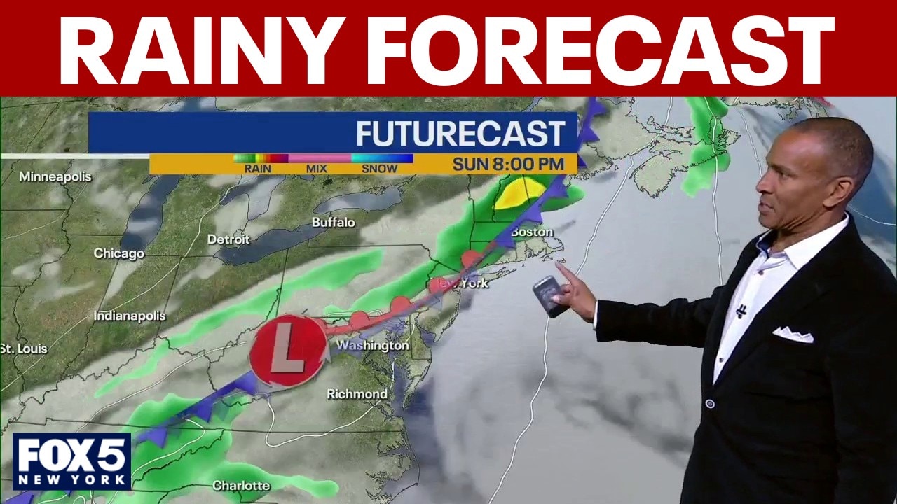 NYC weather forecast: Rain sets up for the weekend  