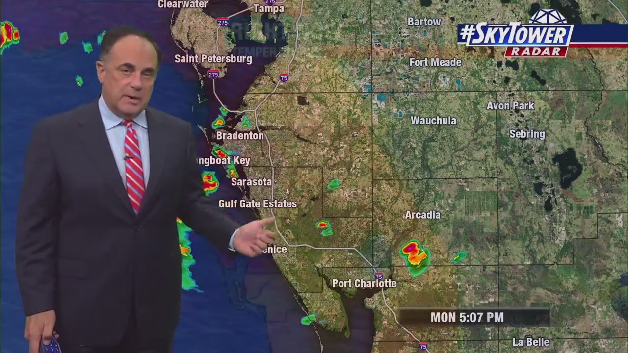 Monday evening forecast