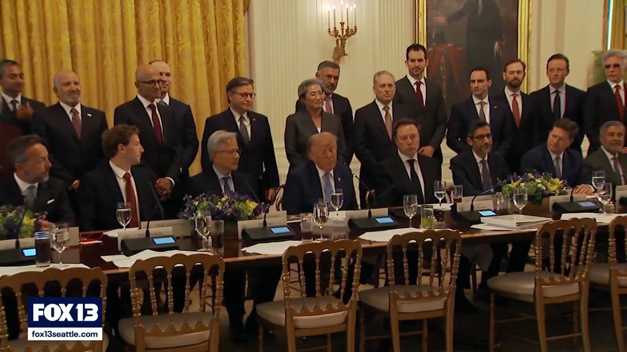Trump meets with AI CEOs to discuss regulations, future
