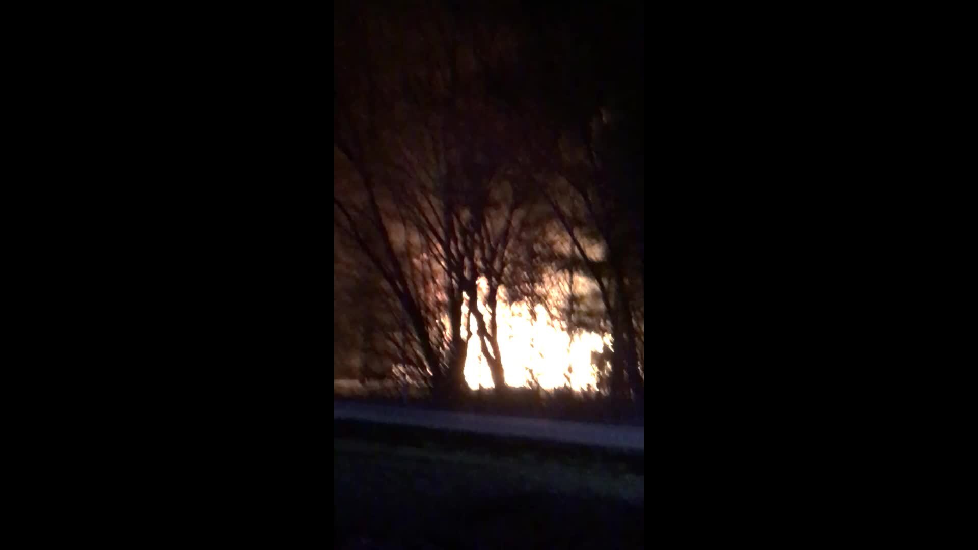 Summit house fire (viewer video)