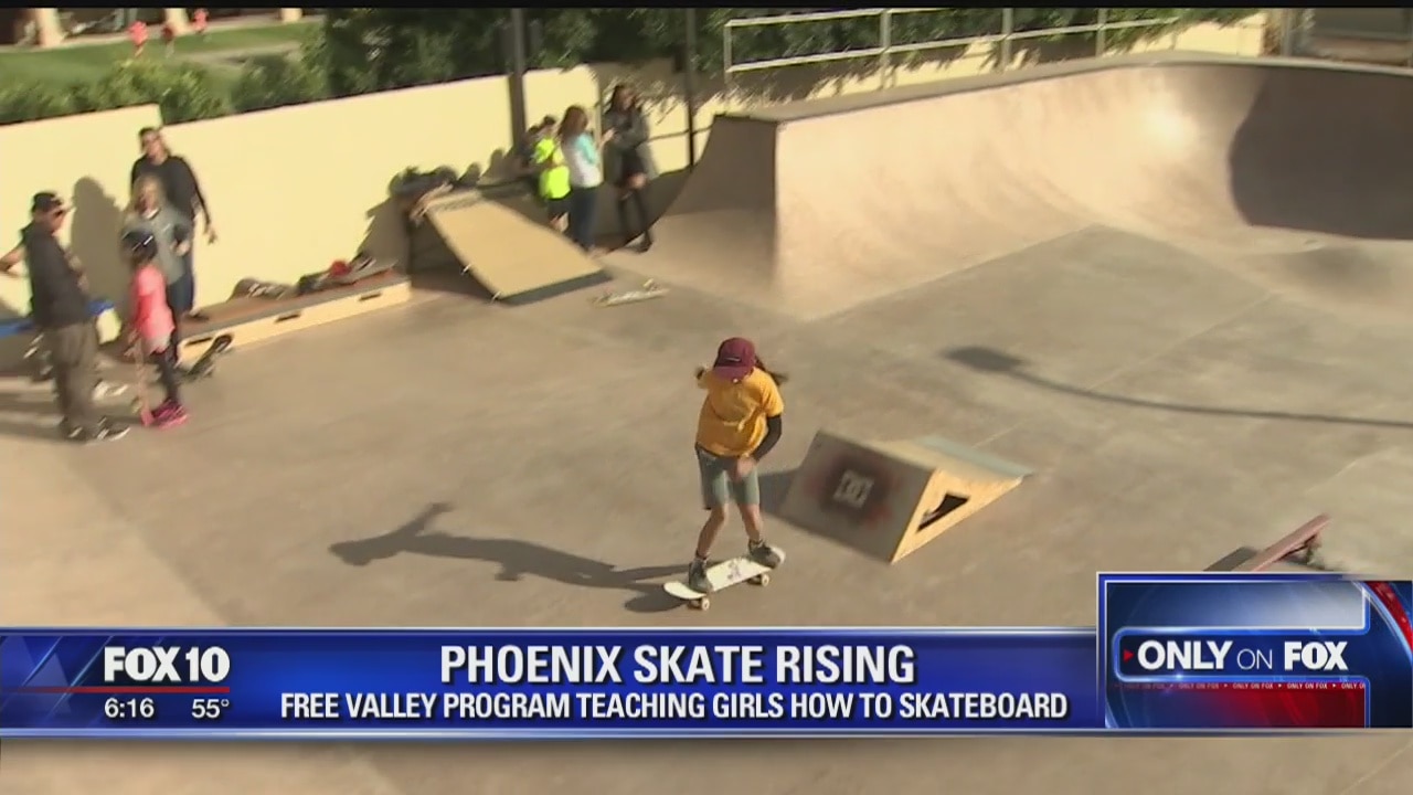Free program teaches girls how to skateboard