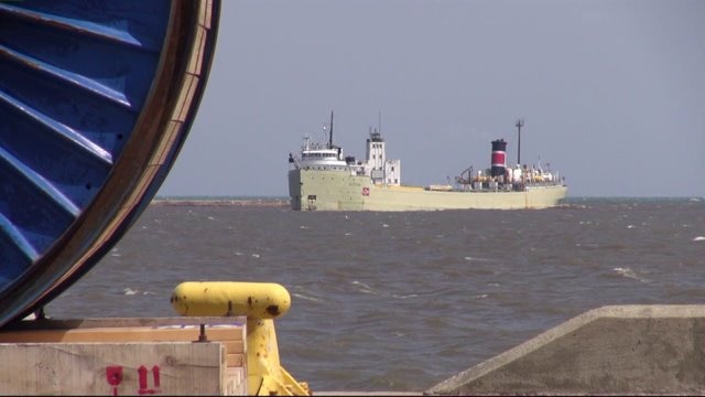 Ice is gone on Lake Michigan, but ice to the north impacting shipping