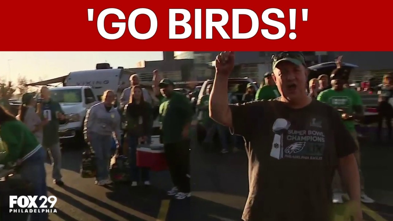 Eagles fans get hype for tonight's game against Cowboys