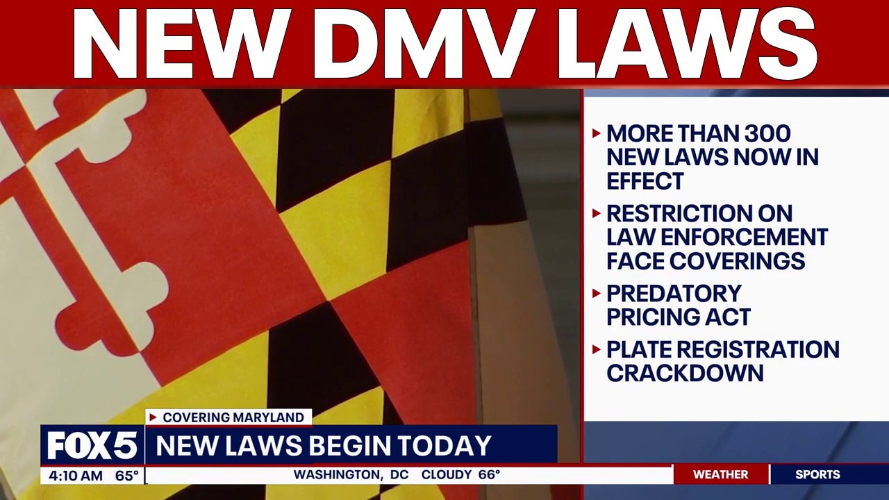 Here are the new laws going into effect in Maryland, DC and Virginia on Oct. 1