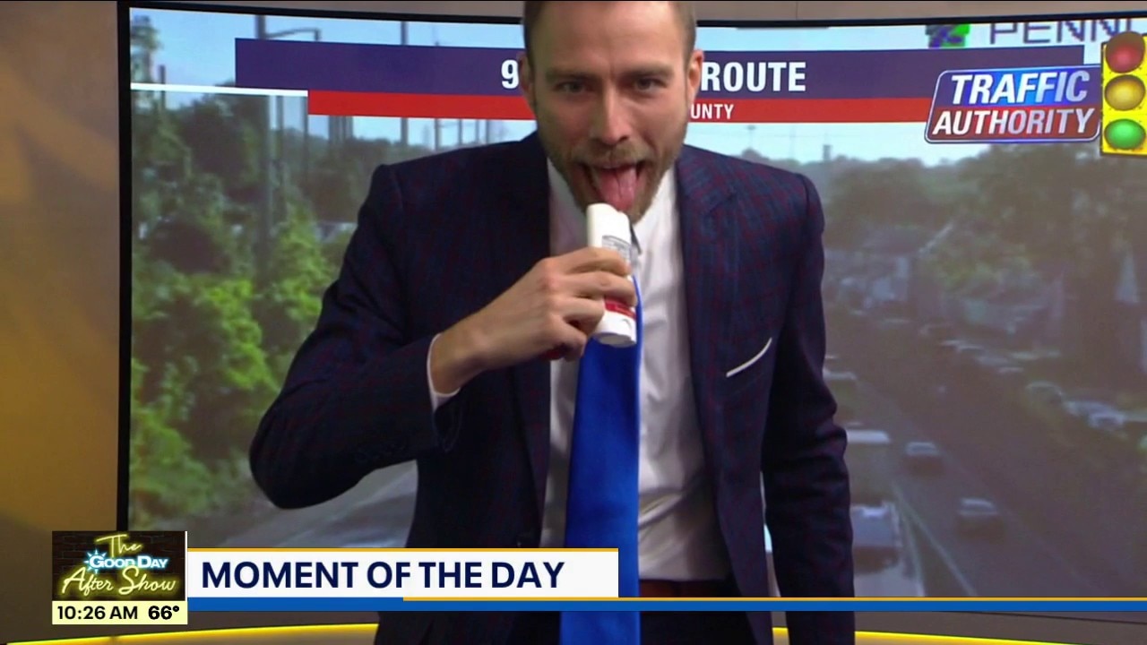 MOMENT OF THE DAY: Licking Deodorant