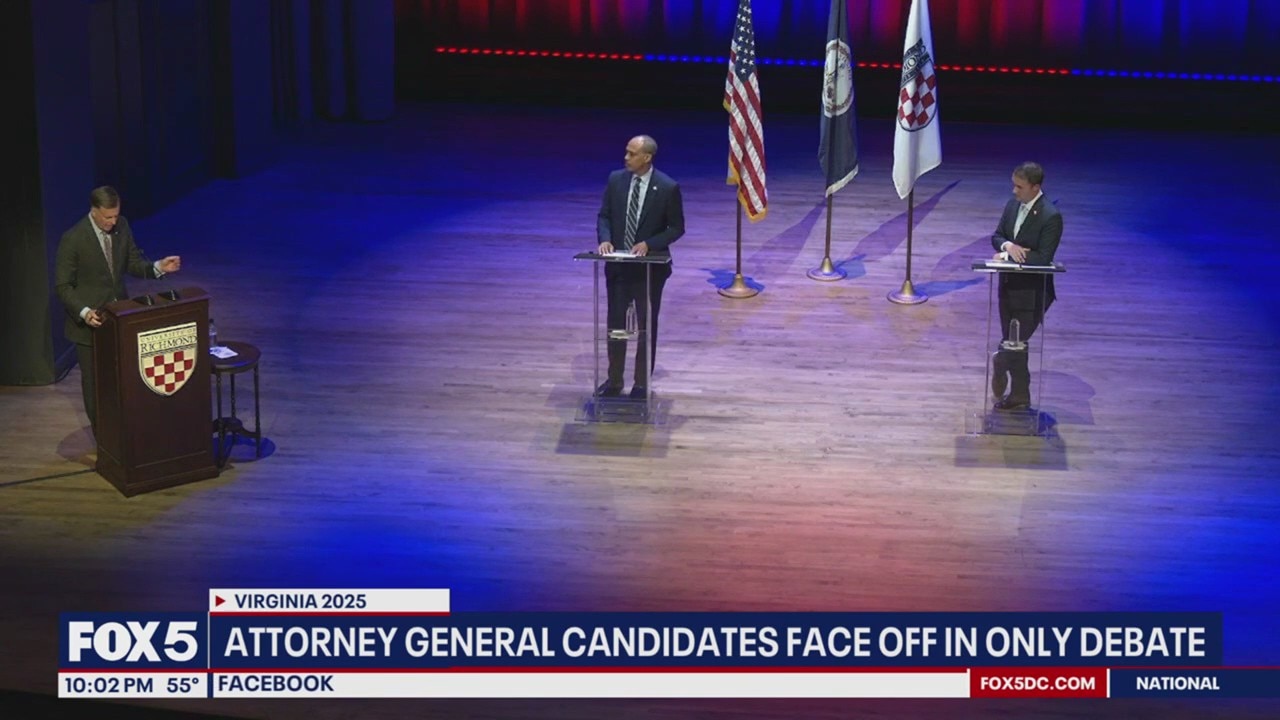 Virginia attorney general candidates face off in only debate