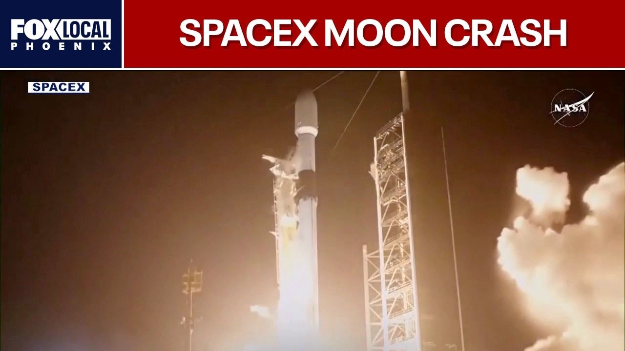 SpaceX Falcon 9 rocket crashes into the Moon