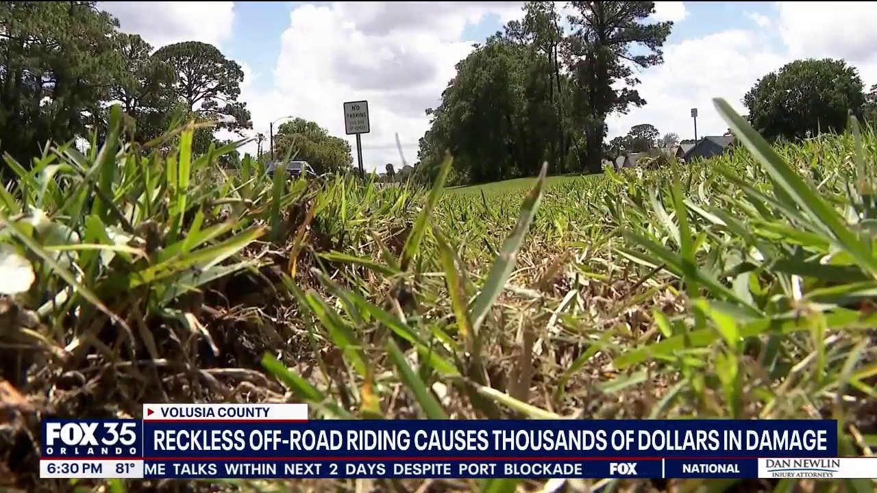 Police crack down on off-road driving damage in Port Orange