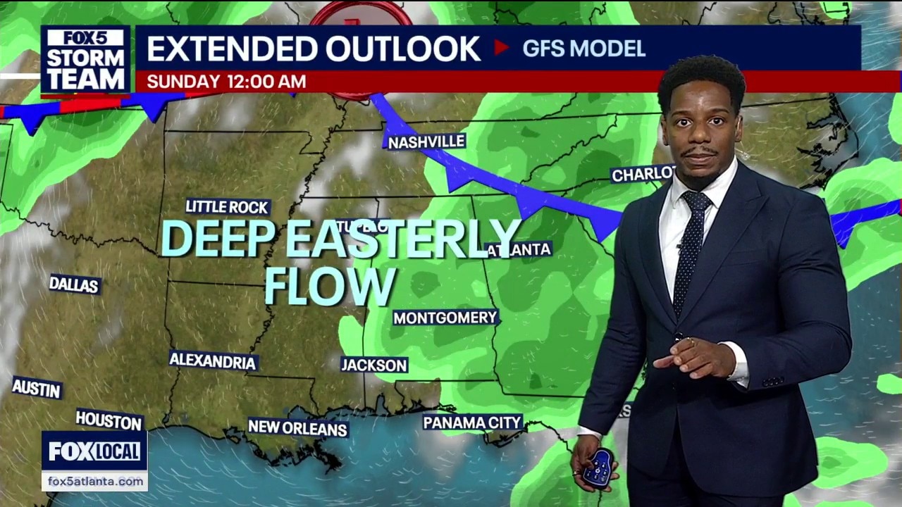 Friday evening weather forecast