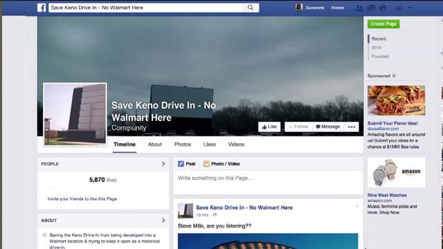 "It means a lot to us:" Facebook group forms in an effort to save the Keno Drive-In