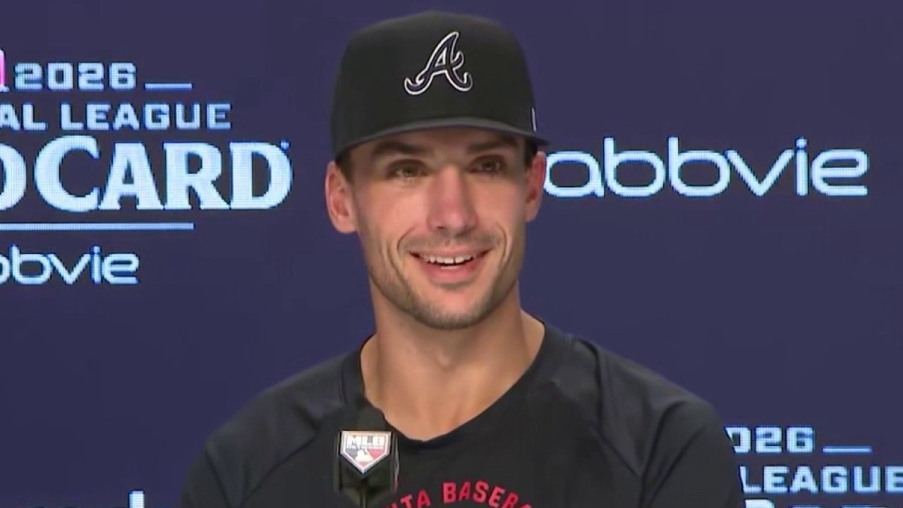 Matt Olson speaks before game against Phillies