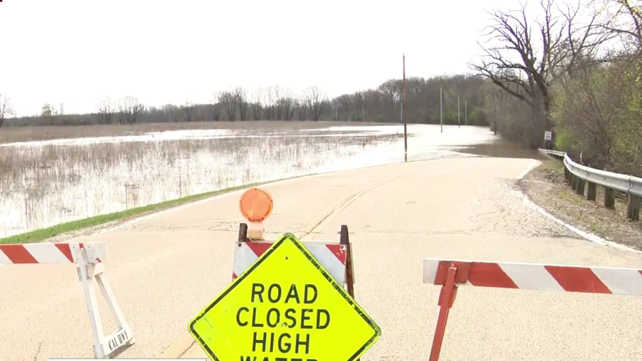 Flooding and high river levels throughout SE Wisconsin