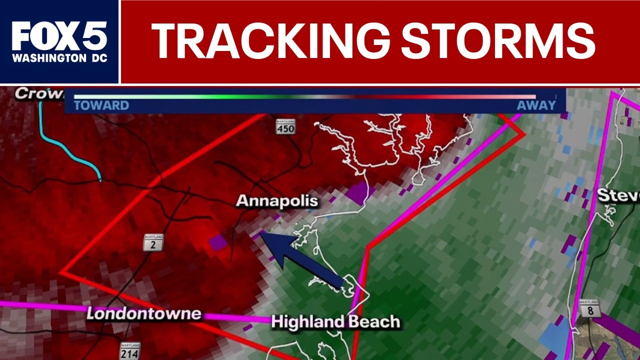 Severe storms move across DC region prompting weather alerts