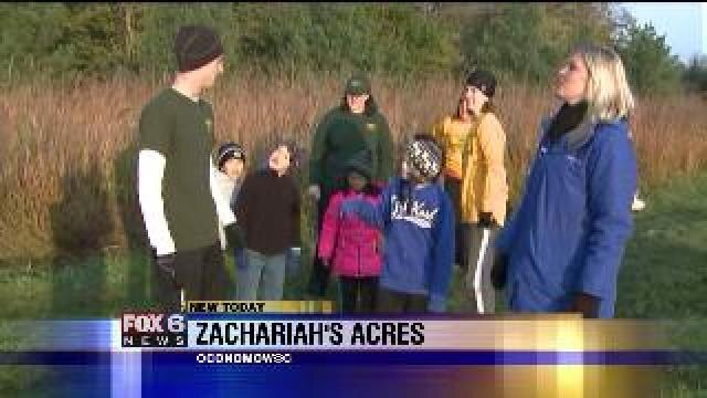 Laura learns about 5K course at Zachariah's Acres