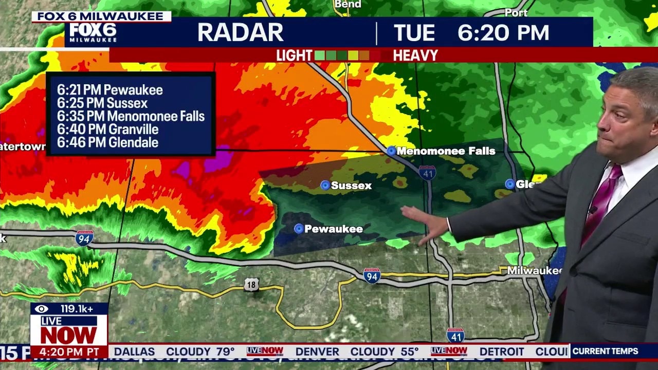 Severe weather threats impact the city of Milwaukee