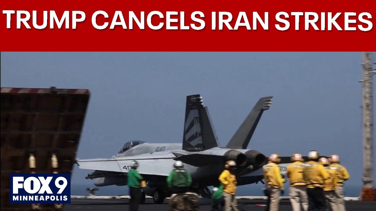 President Trump cancels planned strikes on Iran, says deal to end war is close