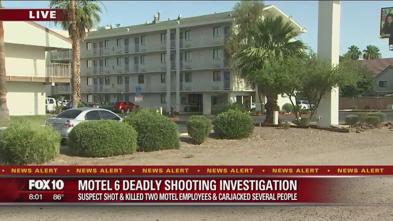 Police: 2 dead, suspect in critical condition following shooting at Phoenix motel