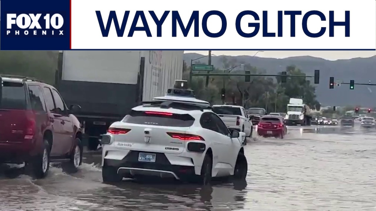 Glitch may cause self-driving Waymo vehicles to drive into floodwaters