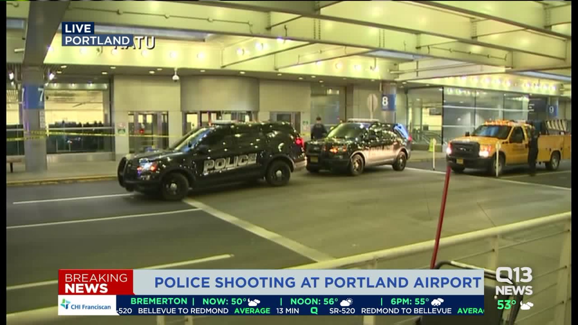 Police shooting at Portland International Airport