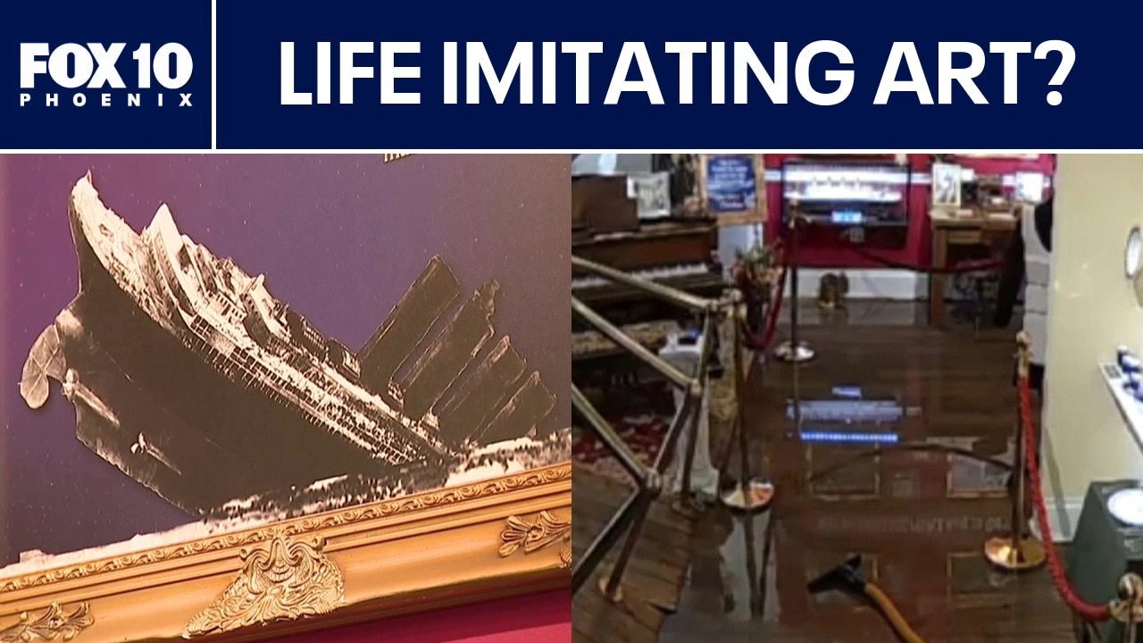 Titanic exhibit flooded on day of ship's sinking